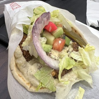Gyro Sababa - Falafel super sandwich - Mediterranean Near Me - Seattle, Washington Gyro Sababa - Falafel super sandwich - Mediterranean Near Me - Seattle, Washington