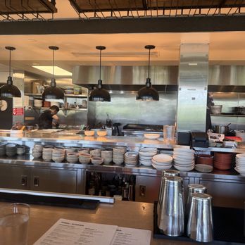 Owamni - Kitchen, view from the bar - New American Near Me - Minneapolis, Minnesota