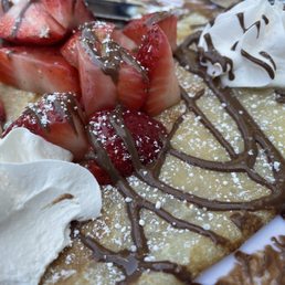 Nutella Strawberries - Crepes