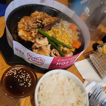Pepper Lunch - Sizzling Teriyaki - Salmon - Japanese Near Me - Irvine, California