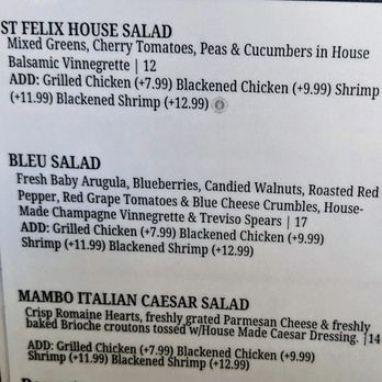 St Felix - Salads - Cocktail Bars Near Me - Las Vegas, Nevada St Felix - Salads - Cocktail Bars Near Me - Las Vegas, Nevada