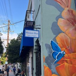 Exterior outside entrance of Mission Blue - San Francisco, California Exterior outside entrance of Mission Blue - San Francisco, California