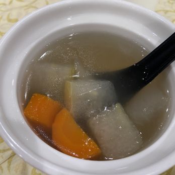 Hay Yue Restaurant - complimentary soup - Dim Sum Near Me - Oakland, California Hay Yue Restaurant - complimentary soup - Dim Sum Near Me - Oakland, California