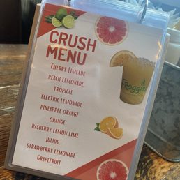 Crush Menu Crush Menu