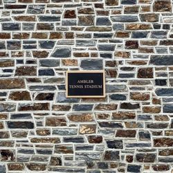 Ambler Tennis Stadium - Nameplate