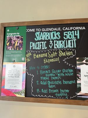 Menu photo 1 Starbucks Glendale, CA Menu photo 1 Starbucks Glendale, CA