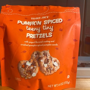 Trader Joe's - Pumpkin spice teeny tiny pretzels - Grocery Near Me - Jacksonville Beach, Florida