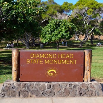 Diamond Head State Monument - We stood in line to take this picture lol - Parks Near Me - Honolulu, Hawaii