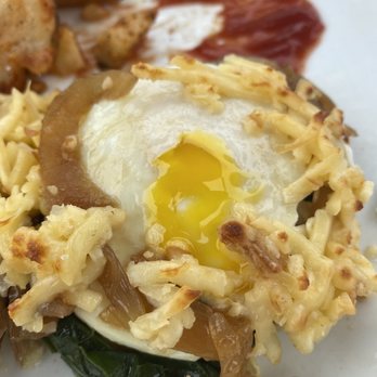 The Corner - Smoked Gouda over poached eggs - Breakfast & Brunch Near Me - Milford, Connecticut The Corner - Smoked Gouda over poached eggs - Breakfast & Brunch Near Me - Milford, Connecticut