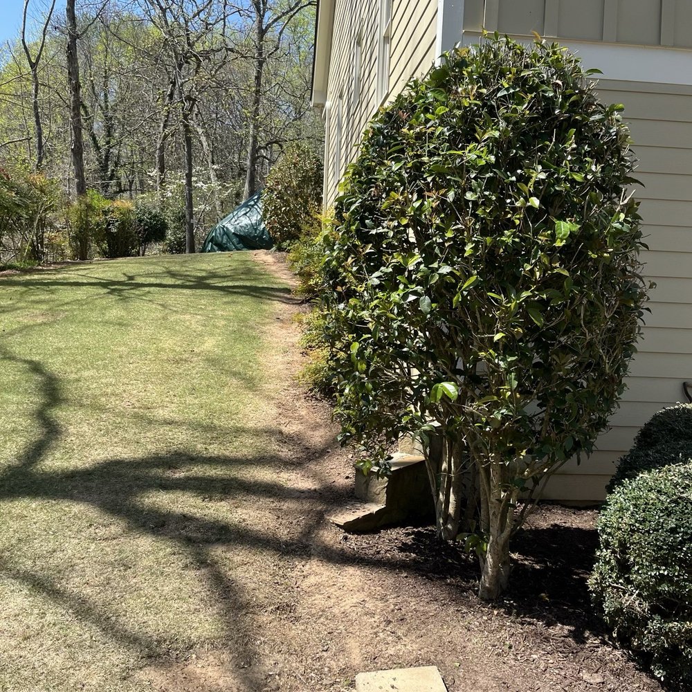 Paver Master Landscape & Construction - Flower bed, eroding bark mulch - Landscaping Near Me Paver Master Landscape & Construction - Flower bed, eroding bark mulch - Landscaping Near Me