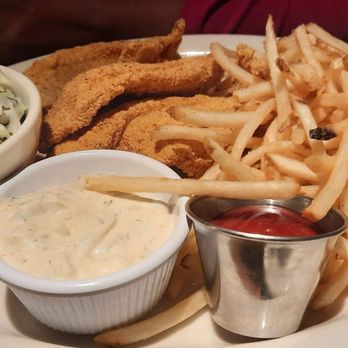 Charleston's - My friend had to get the catfish dinner with fries and Slaw. The fries were great. - American Near Me - Indianapolis, Indiana Charleston's - My friend had to get the catfish dinner with fries and Slaw. The fries were great. - American Near Me - Indianapolis, Indiana