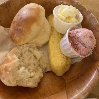 Maddox Ranch House - Rolls and traditional and raspberry butter - Steakhouses Near Me - Perry, Utah Maddox Ranch House - Rolls and traditional and raspberry butter - Steakhouses Near Me - Perry, Utah