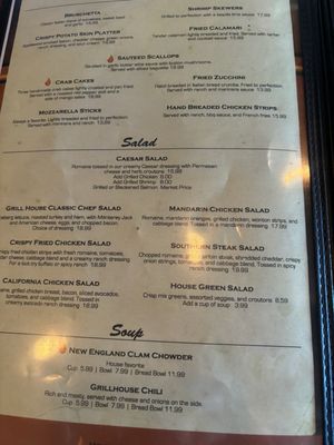 Menu photo 1 Mike's Grillhouse Modesto, CA Menu photo 1 Mike's Grillhouse Modesto, CA