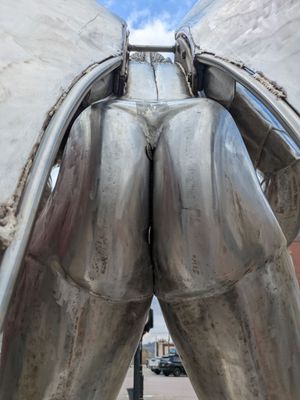 Mothman Statue and Marker by null