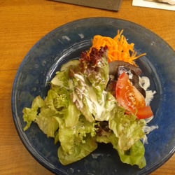 Gaststätte Elfenmühle - Vorab gab es für jeden Salat