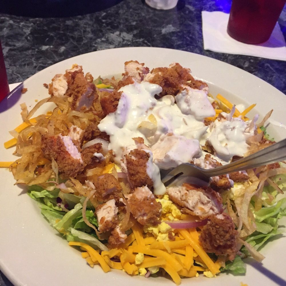 Bubba's 33 - Chicken tender salad ! - American Near Me - Fishers, Indiana Bubba's 33 - Chicken tender salad ! - American Near Me - Fishers, Indiana