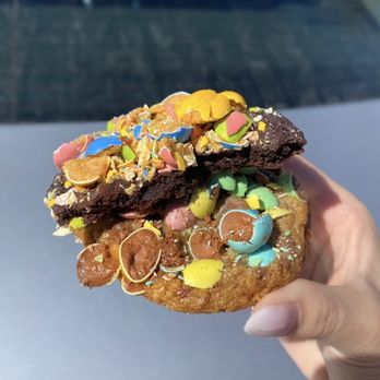 Felix & Norton - Mini eggs on milk chocolate cookie + Mini Reese's eggs on double chocolate cookie - Bakeries Near Me - Markham, Ontario