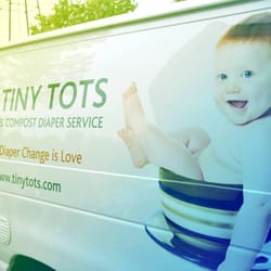Tiny Tots Diaper Service - Delivery truck