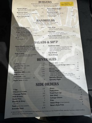 Menu photo 1 Bene's Cheney, WA