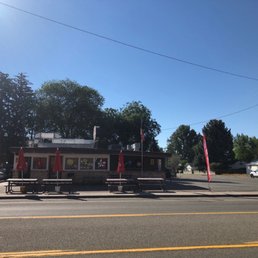 Front of the Diner. Front of the Diner.