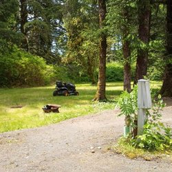 The Hideaway RV Park - The Hideaway RV Parking spaces has this feature sitting directly behind each space.  .
