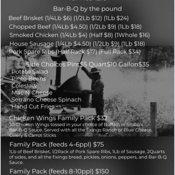 Stubb's Bar-B-Q - Menu - Page 1 - Barbeque Near Me - Austin, Texas Stubb's Bar-B-Q - Menu - Page 1 - Barbeque Near Me - Austin, Texas
