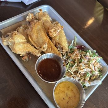 5 Napkin Burger - Garlic-Parmesan and Korean BBQ Wings - Burgers Near Me - New York, New York