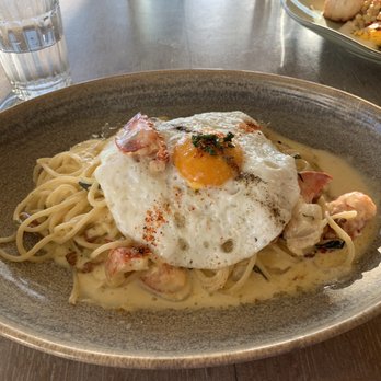 Driftwood Kitchen - Lobster and spaghetti - Seafood Near Me - Laguna Beach, California
