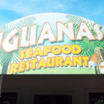 Iguanas - Sign over the entrance. - Seafood Near Me - St. Simons, Georgia Iguanas - Sign over the entrance. - Seafood Near Me - St. Simons, Georgia