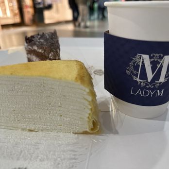 Lady M Cake Boutique - Crepe layers look good. Tastes bad. Too much cream. Cream gone bad on the Black Forest cake and this one. - Bakeries Near Me - Arcadia, California Lady M Cake Boutique - Crepe layers look good. Tastes bad. Too much cream. Cream gone bad on the Black Forest cake and this one. - Bakeries Near Me - Arcadia, California