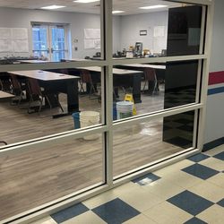 TONI&GUY Hairdressing Academy - Leaking ceiling for students to walk under