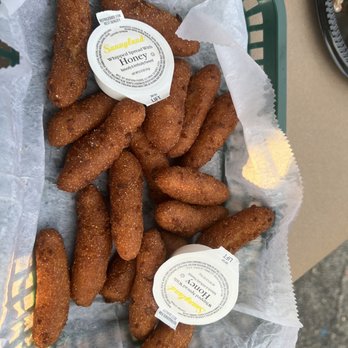 Cantler's Riverside - Hush Puppies!! DELICIOUS!!!! - Seafood Near Me - Annapolis, Maryland