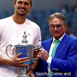 Arthur Ashe Stadium - US OPEN winner with Tennis Legend - 9/14/2026