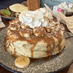 Nutella Biscoff Pancakes minus Nutella