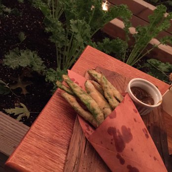 Olmsted - Delicious fava beans but so far from my seat and cold outside - New American Near Me - Brooklyn, New York