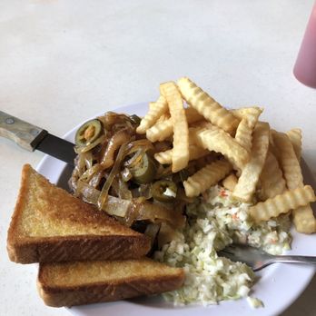 The Shack - Hamburger steak dinner - New American Near Me - Marion, Alabama