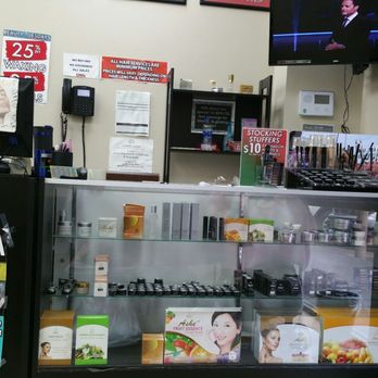 Aisha's Salon & Spa - This place offer makeup products.  They offer beautiful bridal makeup service. - Hair Salons Near Me - Houston, Texas