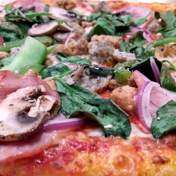 Blaze Pizza - Close up of my pizza - Salad Near Me - Hicksville, New York