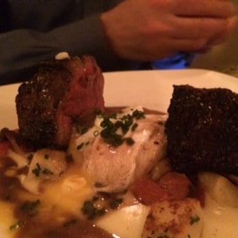 Heirloom Restaurant - Filet with veal glaze - the meat melts like buttah in your mouth! - New American Near Me - Midway, Kentucky