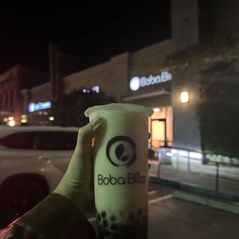 Boba Bliss - Jasmine Green Milk Tea w/ boba - Bubble Tea Near Me - Dublin, California Boba Bliss - Jasmine Green Milk Tea w/ boba - Bubble Tea Near Me - Dublin, California
