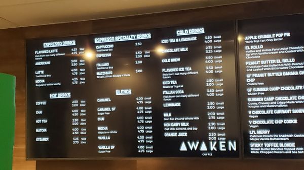 Menu photo 2 Awaken Coffee Yorba Linda, CA Menu photo 2 Awaken Coffee Yorba Linda, CA