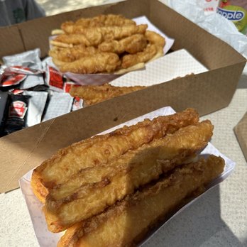 England Fish & Chips - Fish n chips up front ! Fried shrimp in back ! - Seafood Near Me - Long Beach, California England Fish & Chips - Fish n chips up front ! Fried shrimp in back ! - Seafood Near Me - Long Beach, California