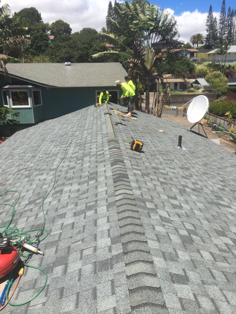 Slide of Valley Isle Roofing