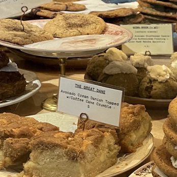 Harken Cafe - Amazing coffee and pastries. The Great Dane is a avocado cream danish with coffee cake crumbles it was INCREDIBLE - Coffee & Tea Near Me - Charleston, South Carolina