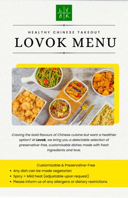 Menu photo 2 Lovok - Healthy Chinese Los Angeles, CA Menu photo 2 Lovok - Healthy Chinese Los Angeles, CA