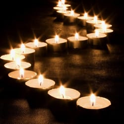 Energy Healing & Reiki Healing - Candle lighting creates ambiance and flame is calming.