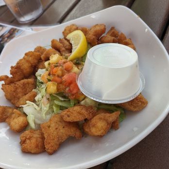Gulf Drive Cafe - Appetizer. Fish bites! Again yum - Seafood Near Me - Bradenton Beach, Florida