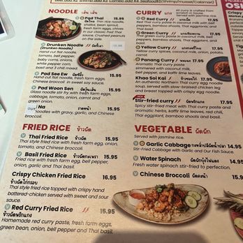 Osha Thai Kitchen - Menu - Thai Near Me - Houston, Texas Osha Thai Kitchen - Menu - Thai Near Me - Houston, Texas
