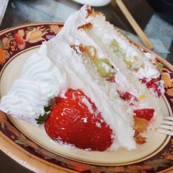 Mirabelle Cafe - This is what the inside of the traditional Mirabelle fruit cake looks like :) - Desserts Near Me - Fair Oaks, California Mirabelle Cafe - This is what the inside of the traditional Mirabelle fruit cake looks like :) - Desserts Near Me - Fair Oaks, California