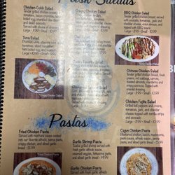 Blue Flame Diner - The menu, your welcome
